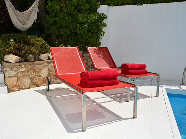 red hammocks of sitges mediterranean villa