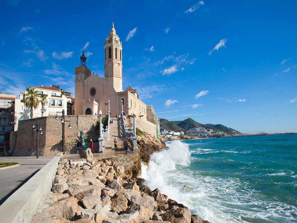 summer holidays in Sitges.