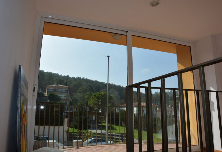 terrasse et vue sur la ville