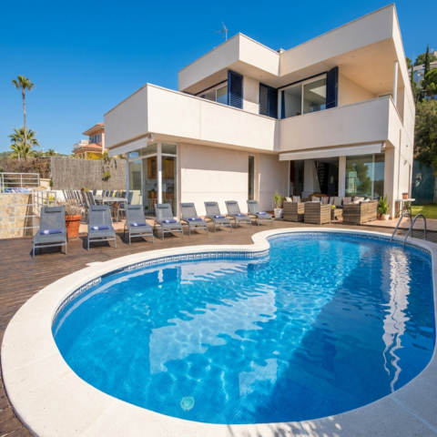 villa with pool holidays