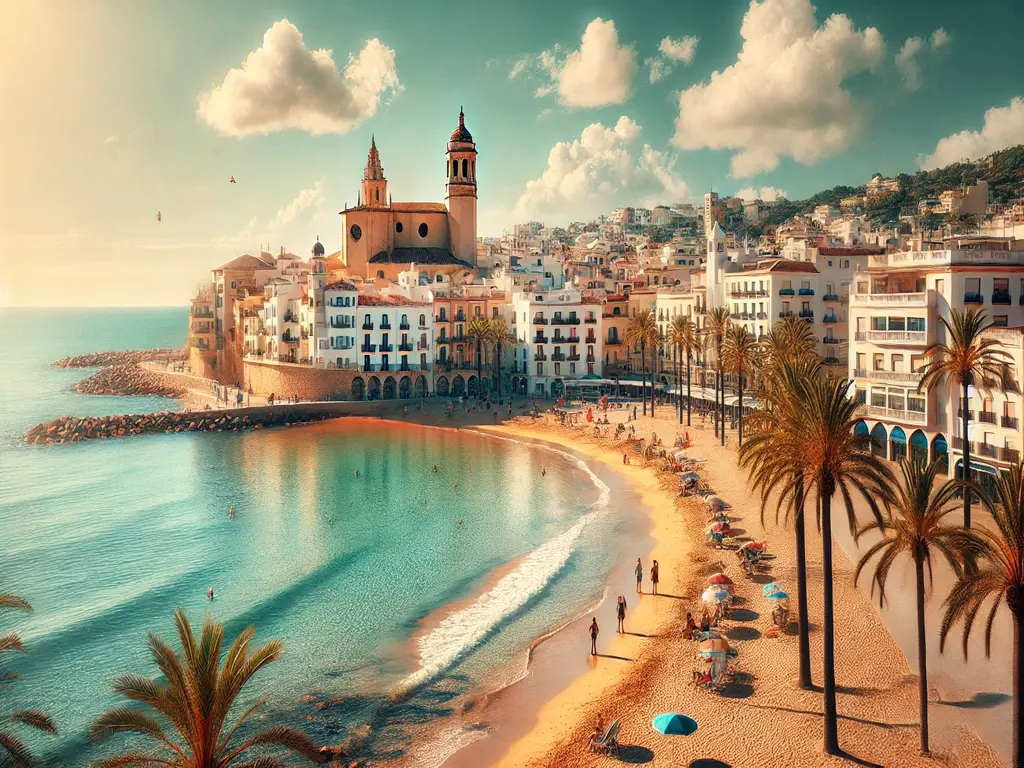 playa san sebastian Sitges