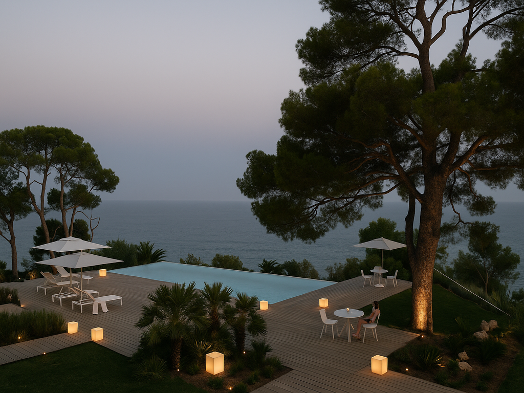 villas en Sitges vistas al mar