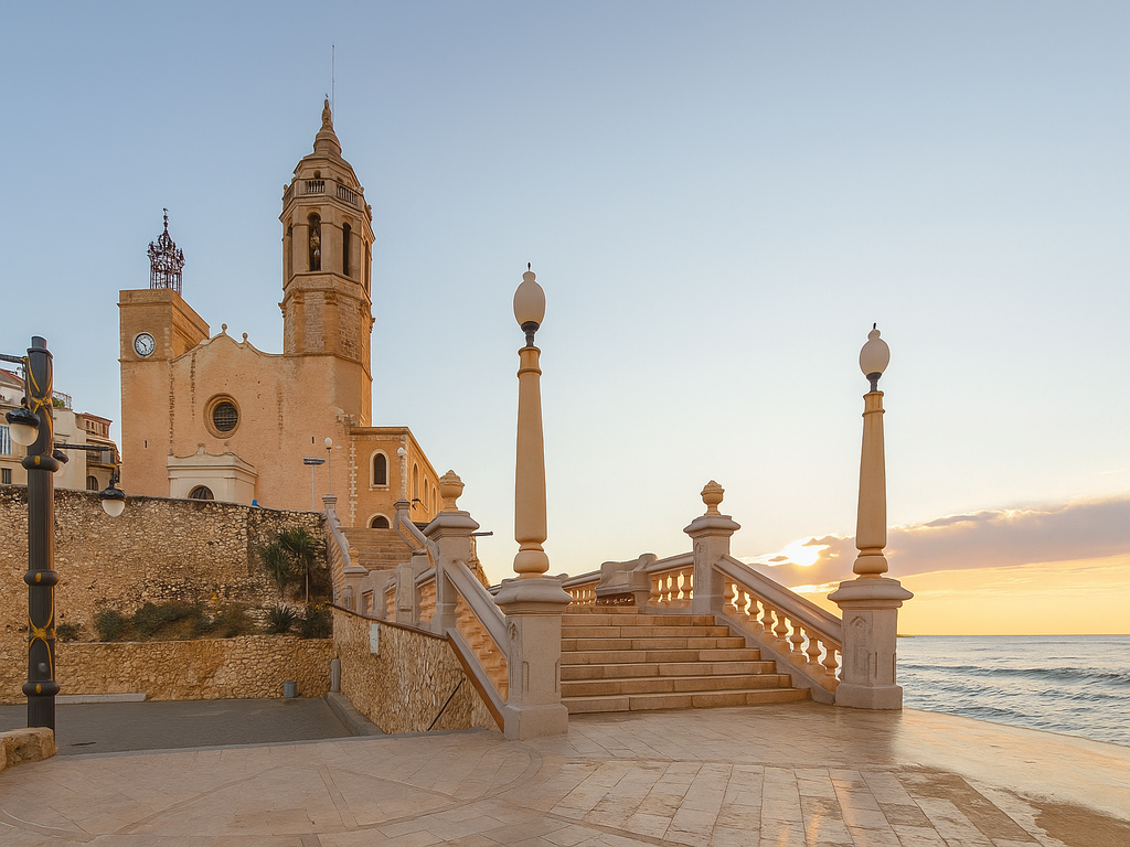 sunny November sitges Villas