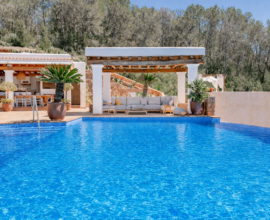 Luxury holiday villa in Ibiza with private spa