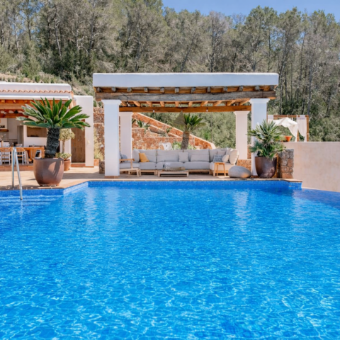 Luxury holiday villa in Ibiza with private spa
