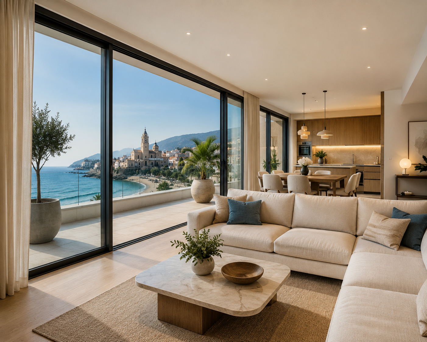 luxury apartments Sitges near the beach