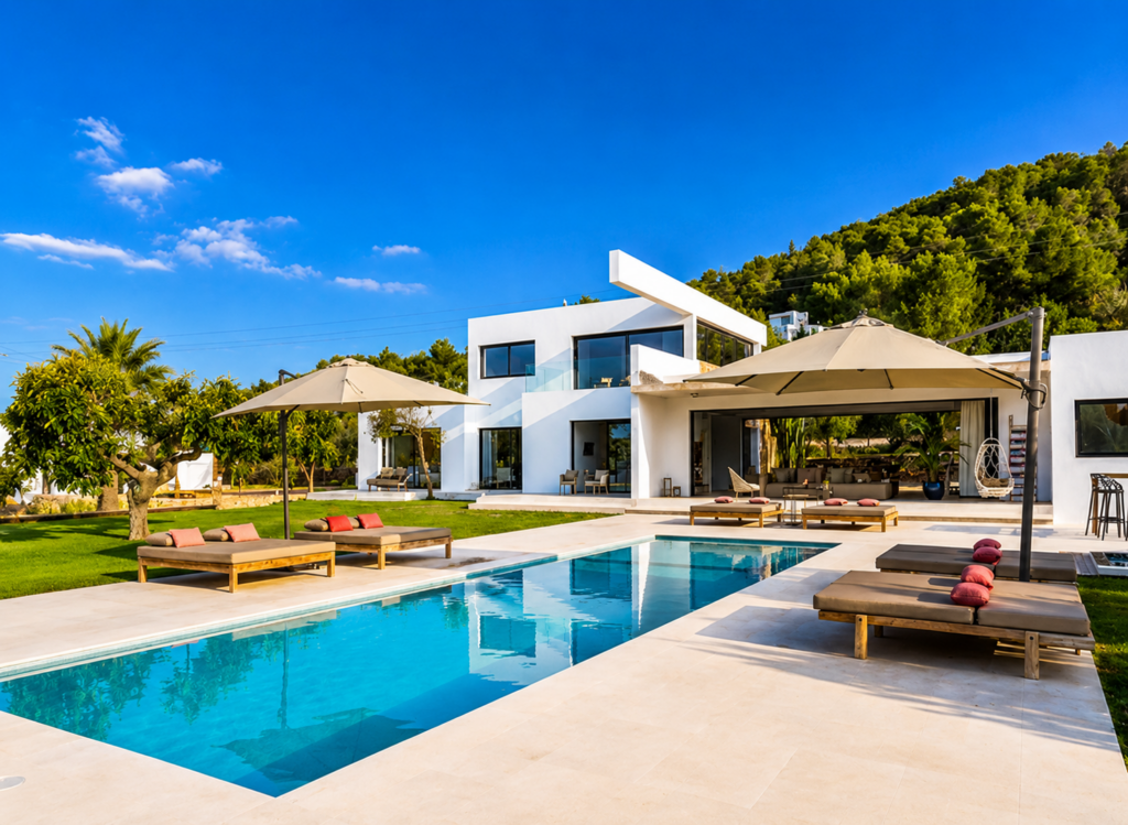 Ibiza villa rental for groups summer