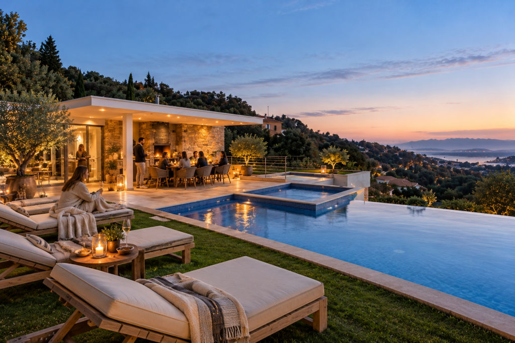 luxury villas in Saint-Tropez with pool