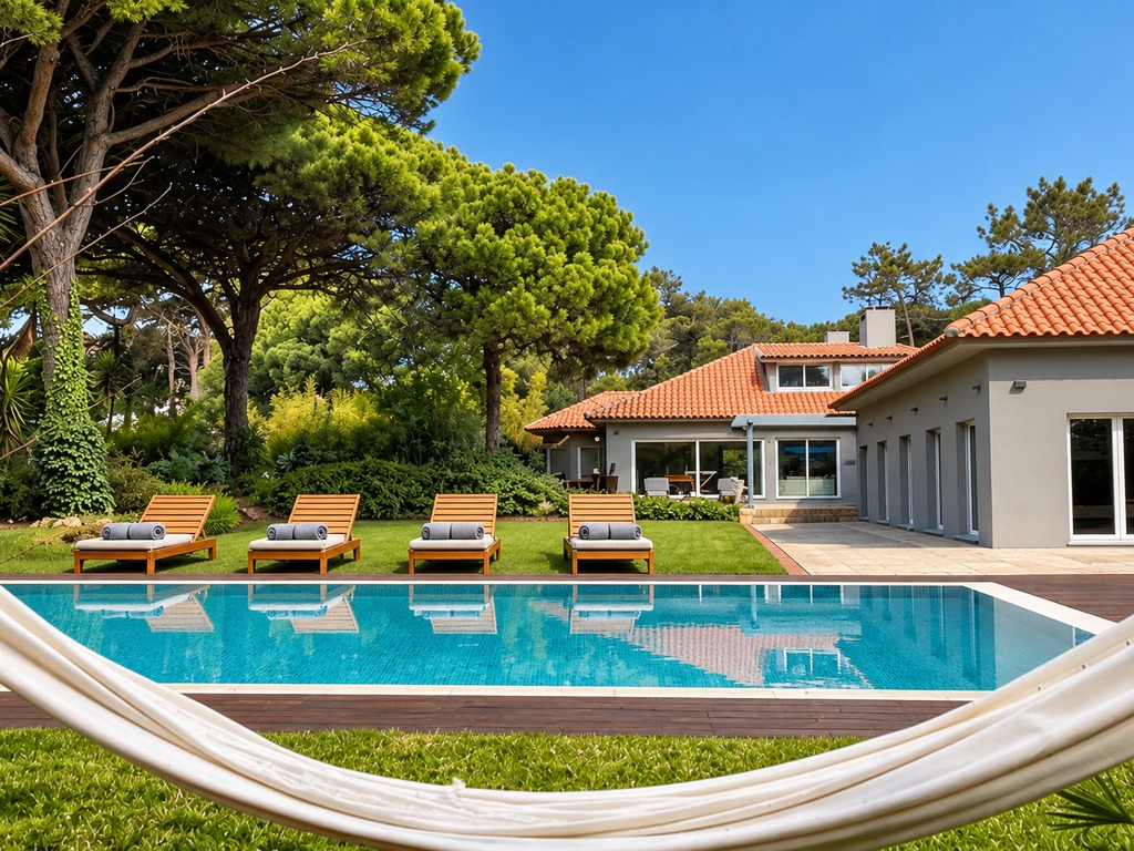 Disponibilité de villas de luxe à Faro avec jardin